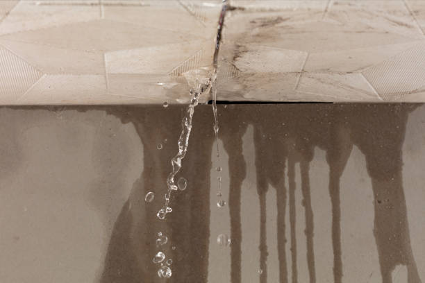 Professional Flood Damage Cleanup technician working in Huntington, IN
